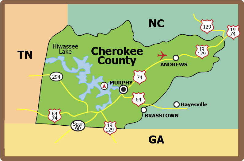 Highways of Cherokee County NC